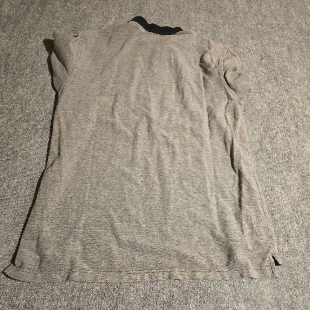Levi's Polo Shirt Mens Extra Large Gray Short Sleeve Pullover Career Casual